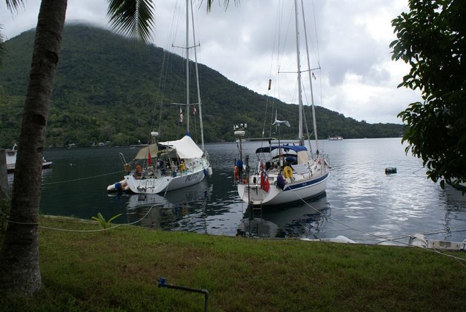 Banda anchorage waits - looking calm and pleasant © SW
